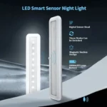 USB Type C Rechargeable Motion Sensor LED Bar Light Induction Night Light Portable for Kitchen Bedside Wardrobe Closet Aisle