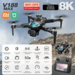 Xiaomi Mijia V188MAX Drone 4K Professional HD Three Camera 5G WIFI Brushless Motor Quadcopter Foldable Aerial Photography Dron