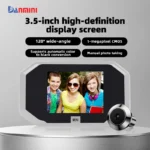DANMINI3.5 "Doorbell Peep Hole Viewer Digital Door Camera 120 Degree Wide Angle LCD Outdoor Surveillance Photo Cat Eye Doorbell
