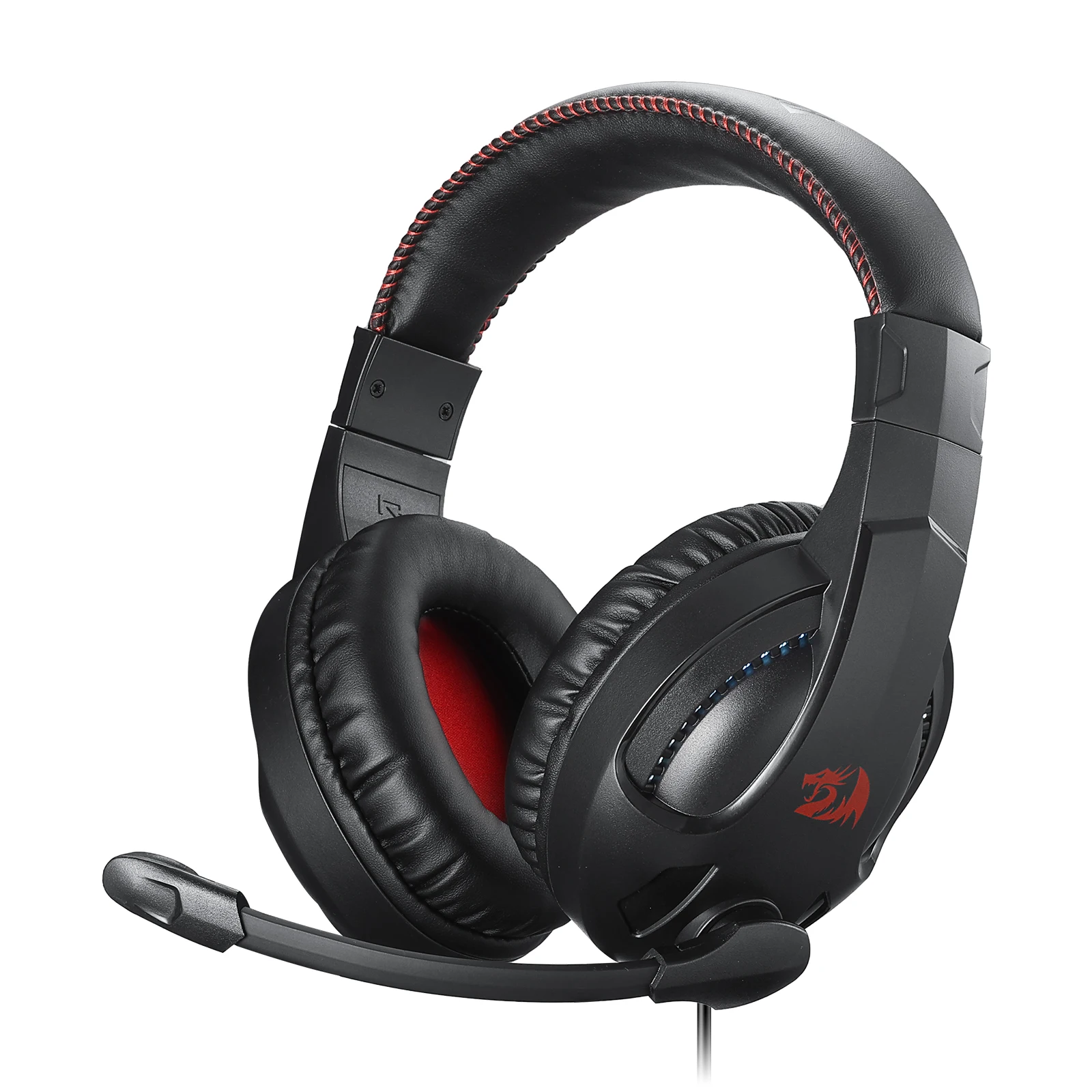 Se0d91a9575764856acb34a1fcf282d4dx.webp Redragon H211 Cronus White Wired Gaming Headset, Stereo Surround Sound, Noise-Canceling Microphone, Dynamic RGB Backlight, - Image 1