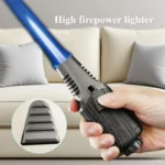 JOBON Metal High Temperature Welding Gun Strong Windproof Torch Butane Gas Lighter Outdoor BBQ Kitchen Cigar Lighters Smoking