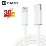 ZIJAZO 30W Type C To Lighting Data Cord USB C to Lighting Fast Charging Cable for iPhone 14 13 12 11 XR XS Pro Max 8 7 Plus iPad