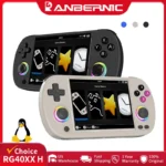ANBERNIC RG40XX H Handheld Games Console 4.0" IPS Screen Linux 64-bit Multicolor LED Lights Retro Gaming Console Over 5000 Games