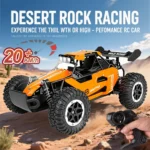 RC Cars Off-Road 2WD 1:16 Scale All Terrain Fast 20KM/H High Speed Electric Vehicle with 2.4GHz Metal Shell Remote Control Truck