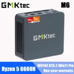GMKtec M6 R5 6600H/M6 Ultra R5 7640HS MINI PC DDR5 5600Mhz 16GB 500GB Nvme SSD WIFI6 BT5.2 USB4.0 Win11 Desktop Gaming Computer