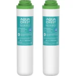 AQUACREST FQK2J Under Sink Water Filter, Replacement for GE FQK2J, 1320 Gallons Dual Flow Drinking Water Replacement Filters