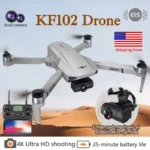 2025 KF102 4K HD GPS Drone with Dual Camera 2-Axis Gimbal Optical Flow WiFi FPV, Foldable Toy for Beginners and Professionals