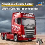 Huina Scania 770s 1:18 Scale RC Tractor Alloy Model Full Proportional Throttle 4WD 19 Channel Remote Control Car Toy for Kids