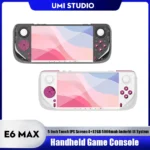 E6 MAX Handheld Game Console 5 Inch Touch IPS Screen 4+32GB 5000mah Andorid 13 System Support 5G Wifi TV Video Game Console