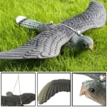 3D Fake Flying Falcon Hawk Bird Repellent Decoy Pest Control Garden Scarer Scarecrow Ornament For Hunting Yard Decoration