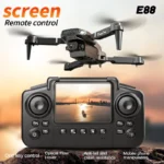 2025 E88 Pro Drone Upgraded 4K Camera with Screen Aerial Photography Foldable Quadcopter RC Toy Gift for Kids Adults