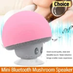 Mini Bluetooth Mushroom Speaker Waterproof Can Be Used as a Mobile Phone Holder Suitable for Family Parties and Small Parties