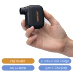 AIRBANK Pocket SE Mini Portable Electric Pump For Bicycle Cordless Tire Presta Schrader Valve Bike Accessories Fast Charging