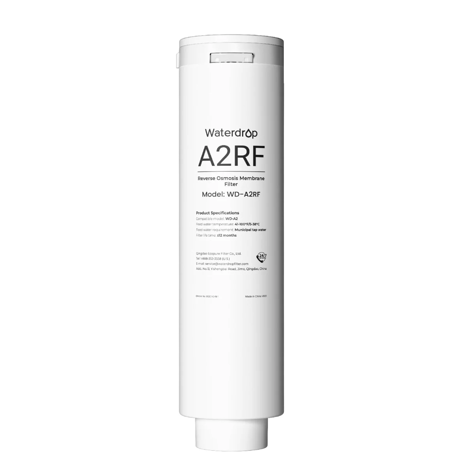 Sfb5557e3526b432eb808c0908a4d6ce3q.webp Waterdrop WD-A2RF Filter, Replacement for WD-A2 Countertop Reverse Osmosis System, 12-month Lifetime - Image 1