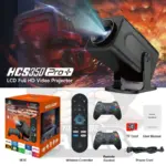 HCS350 PRO+ 3D HD portable  Retro video game consoles projector smoothly without buffering for Android WIFI6 dual system gaming